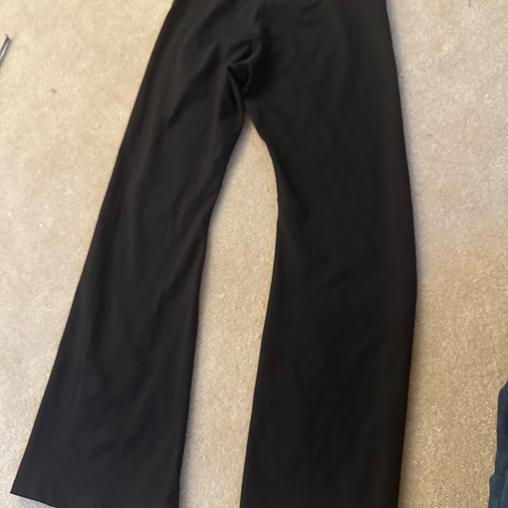 Tommy Hilfiger Black Wide-Leg Pants L